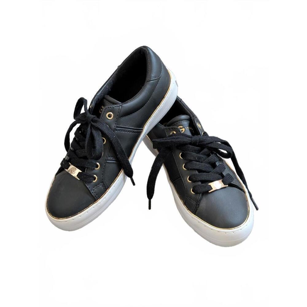 G by Guess Black Leather Women's Sneakers 7M